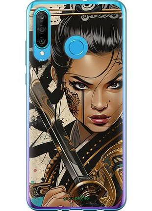 Чехол на huawei p30 lite воительница ветров "6077u-1651-10746"