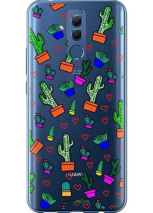 Чехол на huawei mate 20 lite кактусы 4 "4856u-1575-10746"