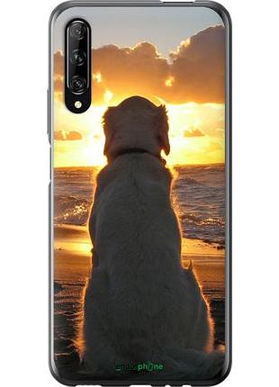 Чохол на huawei p smart pro захід і собака "3966u-1906-10746"