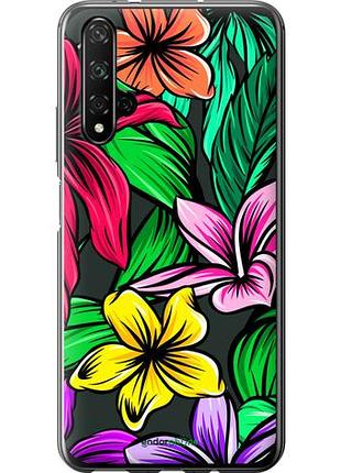 Чохол на huawei honor 20 тропічні квіти 1 "4753u-1697-10746"