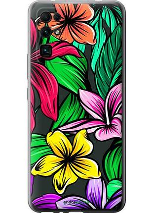 Чехол на huawei honor 30 тропические цветы 1 "4753u-1921-10746"