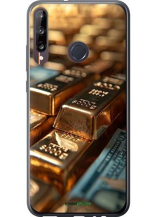 Чехол на huawei p40 lite e сияние золота "6104u-1875-10746"