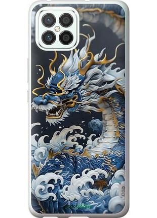 Чехол на huawei nova 8 se водяной дракон "6113u-2126-10746"