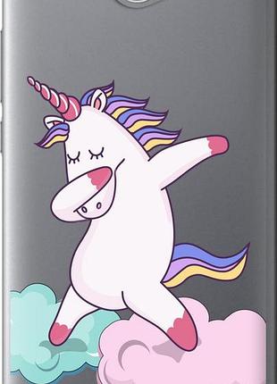 Чехол на huawei y7 2017 единорог "4702u-1019-10746"