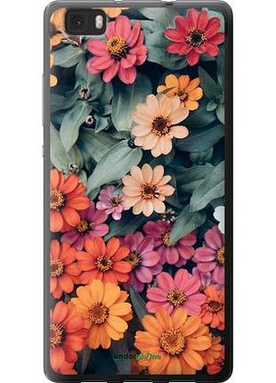 Чехол на huawei ascend p8 lite beauty flowers "4050u-126-10746"