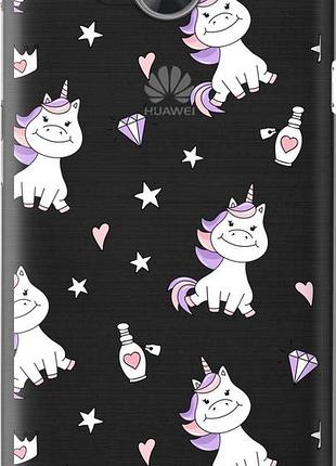 Чехол на huawei y3ii / y3 2 единорожка v2 "4703u-495-10746"