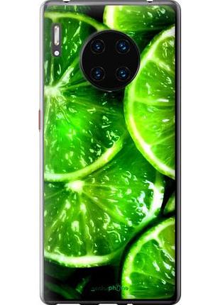 Чехол на huawei mate 30 pro зелёные дольки лимона "852u-1796-10746"
