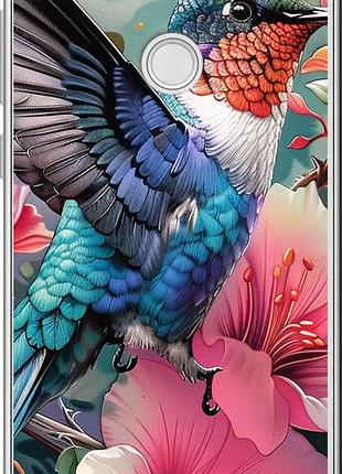 Чохол на huawei p8 lite (2017) казкова колібрі "6051u-777-10746"