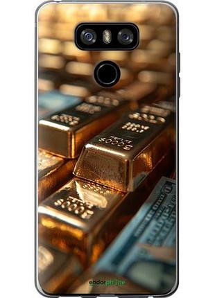 Чехол на lg g6 сияние золота "6104u-836-10746"
