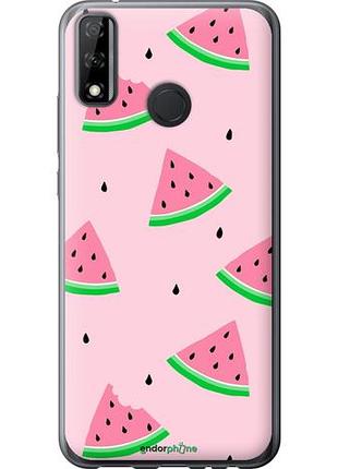 Чехол на huawei p smart 2020 розовый арбуз "4314u-2060-10746"
