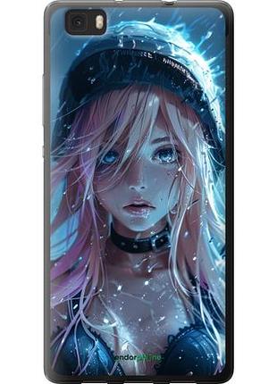 Чехол на huawei ascend p8 lite аниме-дива под дождем "6120u-126-10746"