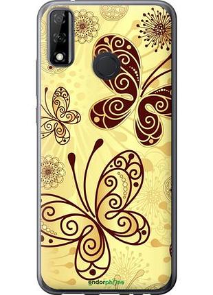 Чехол на huawei p smart 2020 красивые бабочки "4170u-2060-10746"
