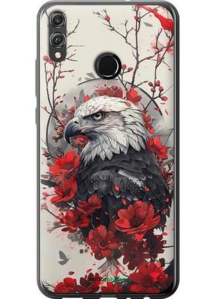Чехол на huawei honor 8x рубиновый орел "6103u-1596-10746"