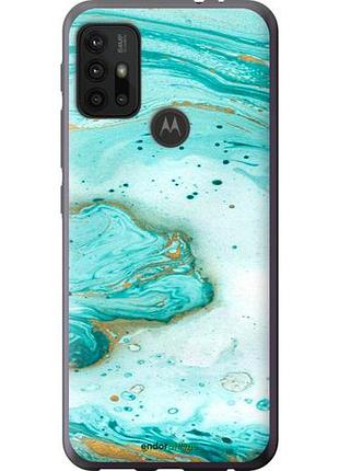 Чехол на motorola moto g10 мраморный "4895u-2319-10746"