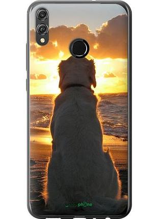 Чохол на huawei honor 8x закот і собака "3966u-1596-10746"