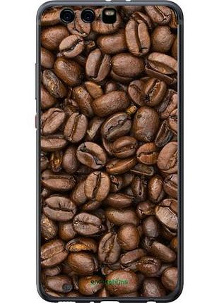 Чехол на huawei p10 plus зёрна кофе "783u-963-10746"