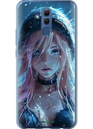 Чехол на huawei mate 20 lite аниме-дива под дождем "6120u-1575-10746"