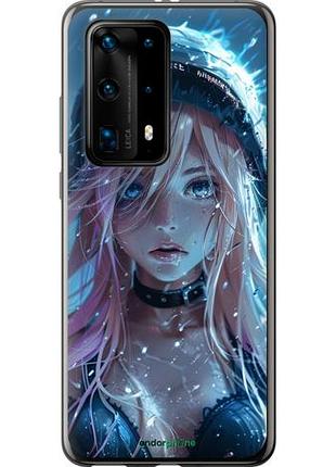 Чехол на huawei p40 pro plus аниме-дива под дождем "6120u-1917-10746"