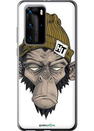 Чехол на huawei p40 pro обезьяна в шапке "4183u-1839-10746"