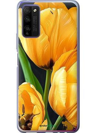 Чохол на huawei honor 30 lite жовті тюльпани "5991u-2074-10746"