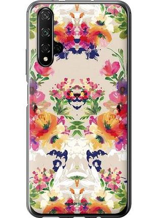 Чехол на huawei honor 20 цветочный узор "1083u-1697-10746"