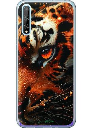 Чехол на huawei p smart s tiger "6053u-1813-10746"