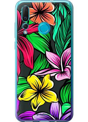 Чохол на huawei nova 4 тропічні квіти 1 "4753u-1632-10746"