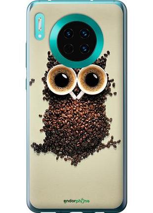 Чехол на huawei mate 30 сова из кофе "777u-1773-10746"