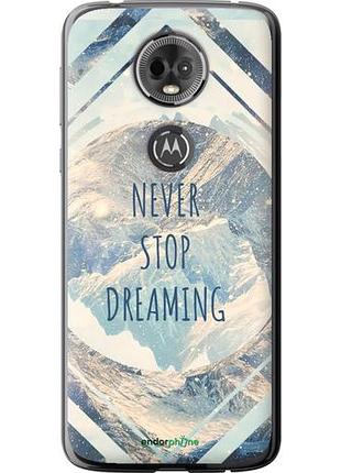 Чехол на motorola moto e5 plus мечтать "4379u-1412-10746"