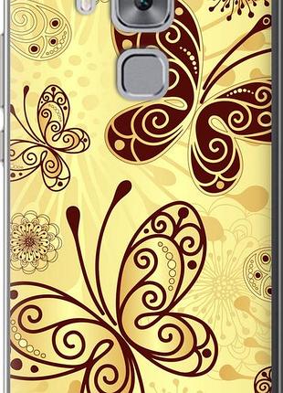 Чехол на huawei nova plus красивые бабочки "4170u-961-10746"