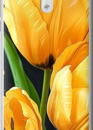 Чехол на nokia 3 желтые тюльпаны "5991u-818-10746"