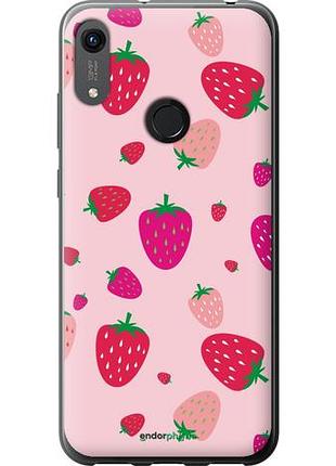Чехол на huawei y6s клубнички "4332u-1871-10746"