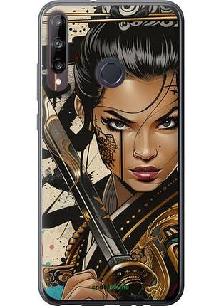 Чехол на huawei p40 lite e воительница ветров "6077u-1875-10746"