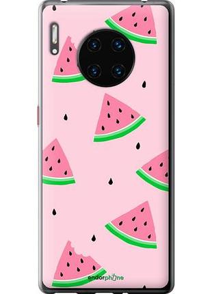 Чехол на huawei mate 30 pro розовый арбуз "4314u-1796-10746"