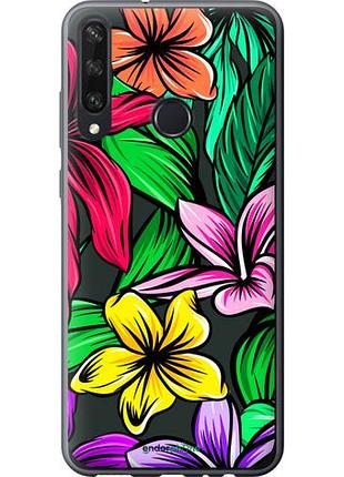 Чехол на huawei y6p тропические цветы 1 "4753u-1952-10746"