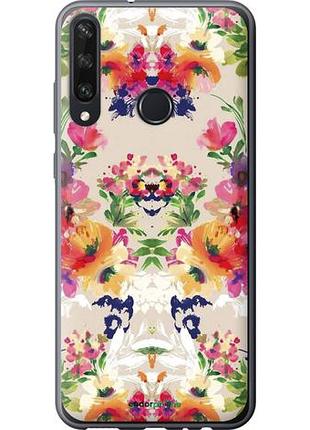 Чехол на huawei y6p цветочный узор "1083u-1952-10746"