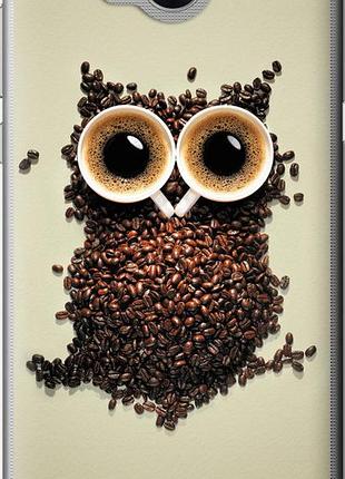 Чехол на huawei y5 2017 сова из кофе "777u-992-10746"