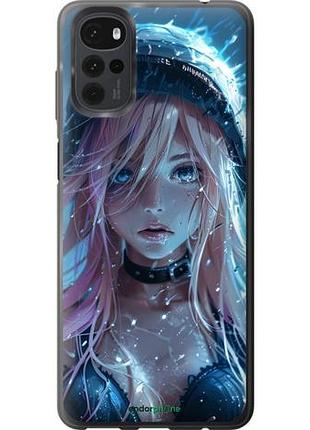 Чохол на motorola g22 аніме-діва під дощем "6120u-2681-10746"