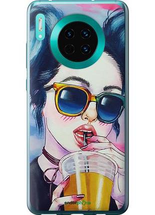 Чохол на huawei mate 30 арт-дівчина в окулярах "3994u-1773-10746"