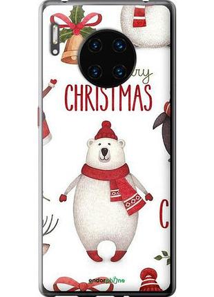 Чехол на huawei mate 30 pro merry christmas "4106u-1796-10746"