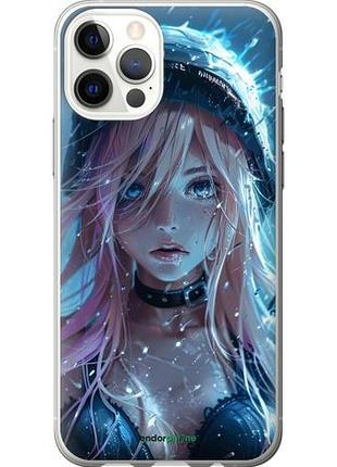 Чехол на iphone 12 pro аниме-дива под дождем "6120u-2052-10746"