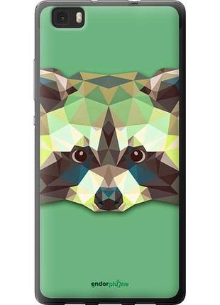 Чехол на huawei ascend p8 lite енот "1217u-126-10746"
