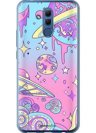 Чехол на huawei mate 20 lite розовая галактика "4146u-1575-10746"