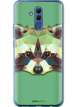Чехол на huawei mate 20 lite енот "1217u-1575-10746"