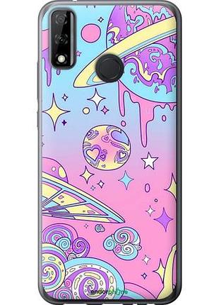 Чохол на huawei p smart 2020 рожева галактика "4146u-2060-10746"