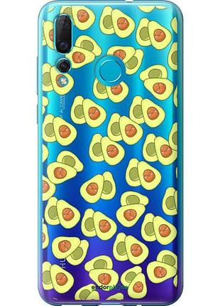 Чехол на huawei nova 4 весёлые авокадо "4799u-1632-10746"