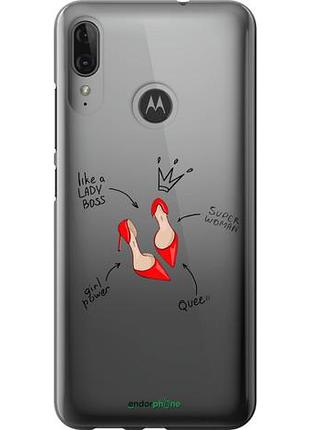 Чохол на motorola moto e6 plus жінка "4599u-1780-10746"