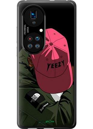 Чехол на huawei p50 logo de yeezy "3995u-2292-10746"
