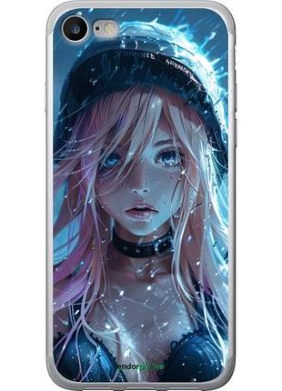 Чехол на iphone 7 аниме-дива под дождем "6120u-336-10746"