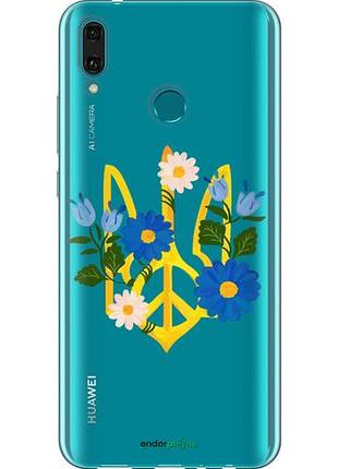 Чехол на huawei y9 2019 герб v3 "5265u-1602-10746"